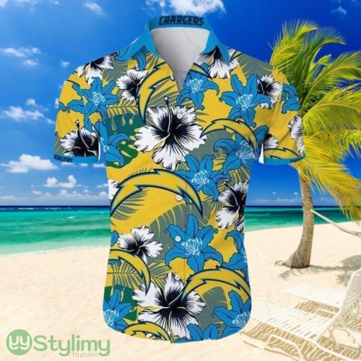 Los Angeles Chargers Hawaiian Aloha Shirt Best Gift For Fans