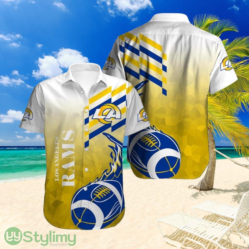 Los Angeles Rams Hawaiian Shirt For Hot Fans 1 Los Angeles Rams Hawaiian Shirt For Hot Fans Product Photo 1