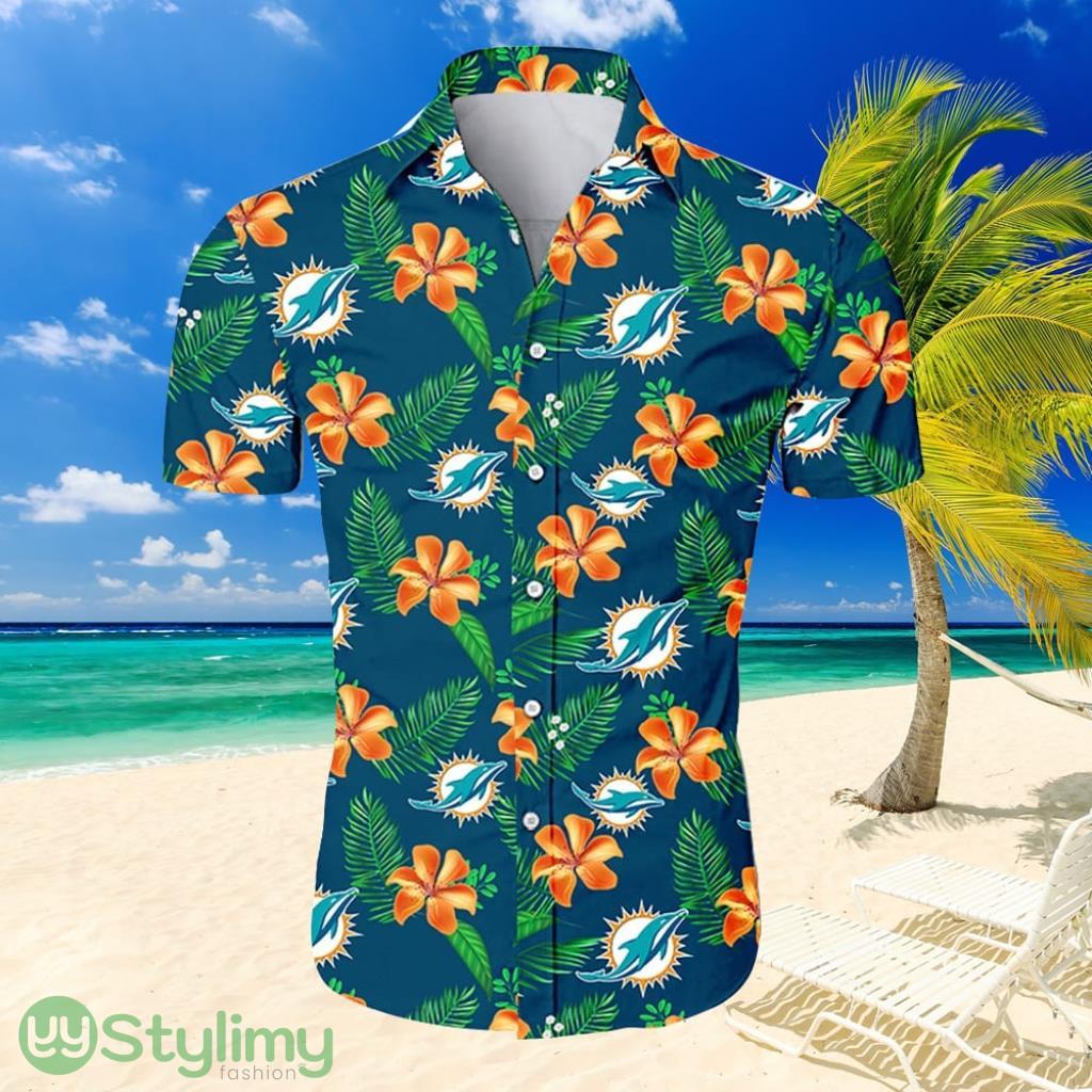 Miami Dolphins Hawaiian Aloha Shirt For Cool Fans 1 Miami Dolphins Hawaiian Aloha Shirt For Cool Fans Product Photo 1