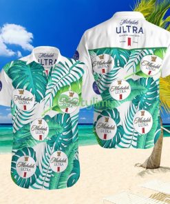 Michelob Ultra Beer Street Style Hawaiian Shirt Product Photo 1