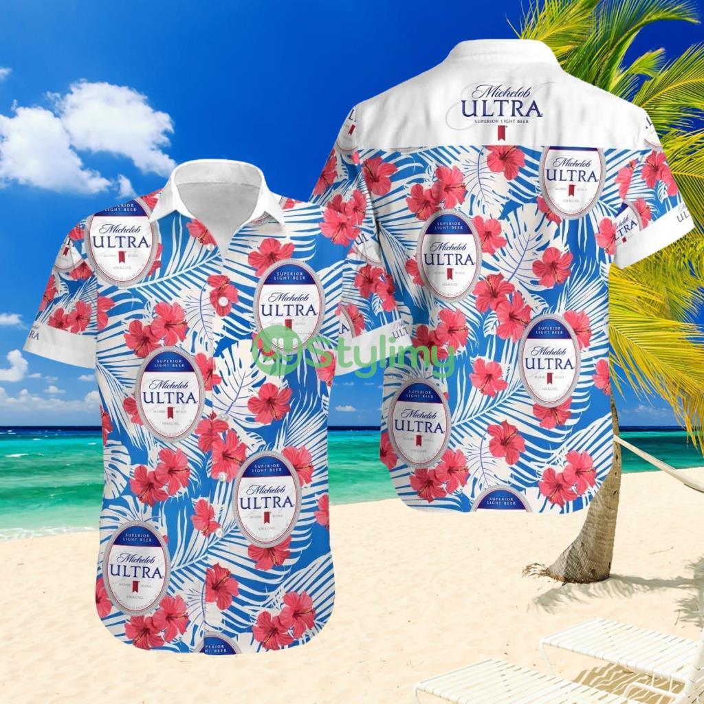 Michelob Ultra Beer Summer Set Hawaiian Shirt 2 Michelob Ultra Beer Summer Set Hawaiian Shirt Product Photo 1