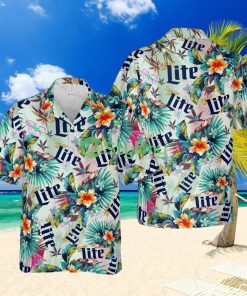 Miller Lite Beer Unisex Best Combo Full Printing Hawaiian Shirt Product Photo 1