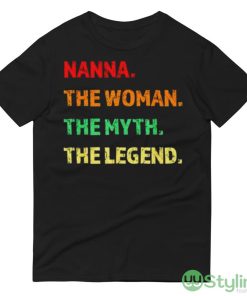 Nanna the woman the myth the legend shirt - 980 Lightweight Fashion Short Sleeve T-Shirt