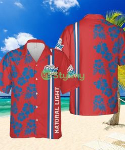 Natural Light Beer Hawaiian Shirt Product Photo 1