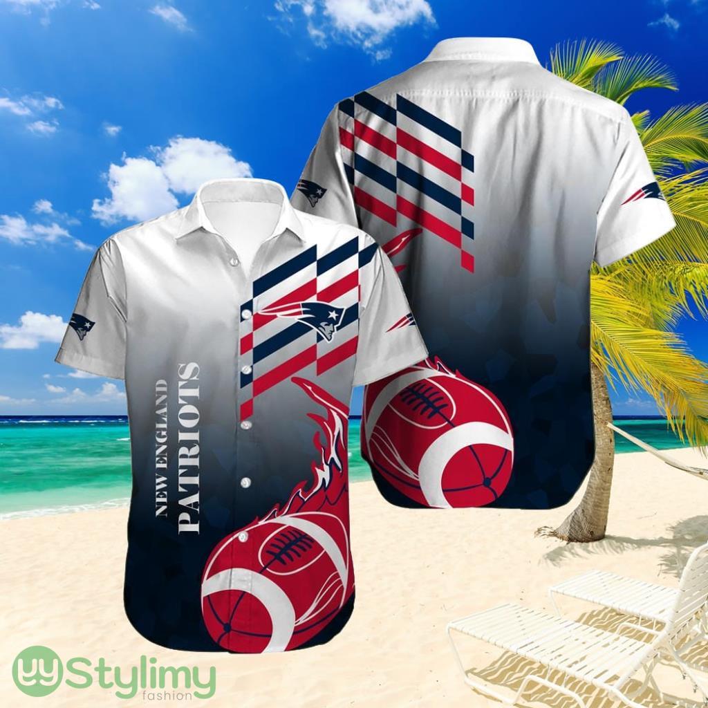 New England Patriots Hawaiian Shirt For Big Fans 1 New England Patriots Hawaiian Shirt For Big Fans Product Photo 1