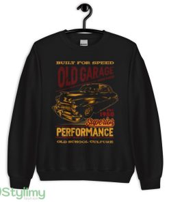 Old Garage Build For Speed Graphics Shirt - 18000 Unisex Heavy Blend Crewneck Sweatshirt