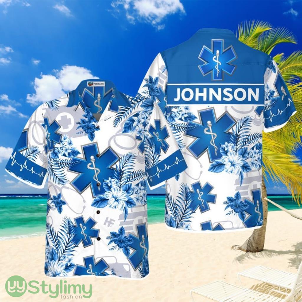 Paramedic Name Custom Custom Hawaiian Shirt 1 Paramedic Name Custom Custom Hawaiian Shirt Product Photo 1
