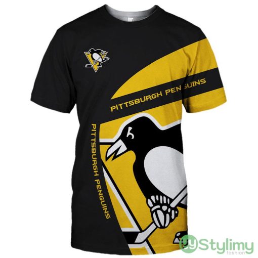 Pittsburgh Penguins Cute 3d T-Shirt For Men And Women - Pittsburgh Penguins T-shirt 3D cute short Sleeve gift for fans_1