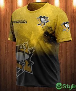 Pittsburgh Penguins Galaxy Graphics 3d T-Shirt For Men And Women - Pittsburgh Penguins T-shirt 3D Galaxy graphic gift for fan_1