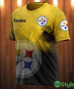 Pittsburgh Steelers Galaxy Graphics 3d T-Shirt For Men And Women - Pittsburgh Steelers T-shirt 3D Galaxy graphic gift for fan_1