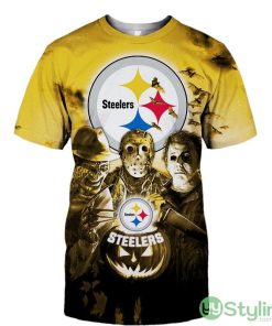 Pittsburgh Steelers Halloween Horror Night 3d T-Shirt For Men And Women - Pittsburgh Steelers T-shirt Halloween Horror Night gift for fan_1