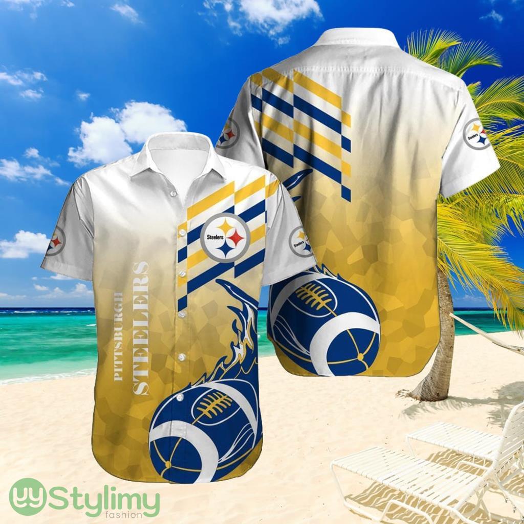 Pittsburgh Steelers Hawaiian Shirt For Sale 1 Pittsburgh Steelers Hawaiian Shirt For Sale Product Photo 1