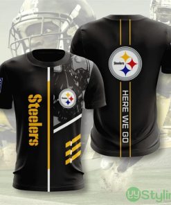 Pittsburgh Steelers Performance 3d T-Shirt For Men And Women - Pittsburgh Steelers T-shirt 3D Performance Short Sleeve_1