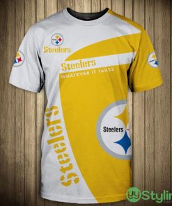 Pittsburgh Steelers Whatever It Takes 3d T-Shirt For Men And Women - Pittsburgh Steelers T-Shirt 3D “whatever it takes” Short Sleeve_1