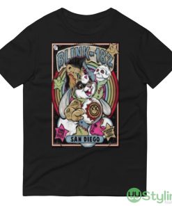 Poster Blink 182 San Diego CA Pechanga Arena June 19 2023 Shirt - 980 Lightweight Fashion Short Sleeve T-Shirt