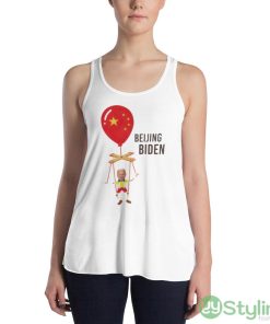 Puppet Beijing Biden Design Shirt - 8800 Women's Flowy Racerback Tank
