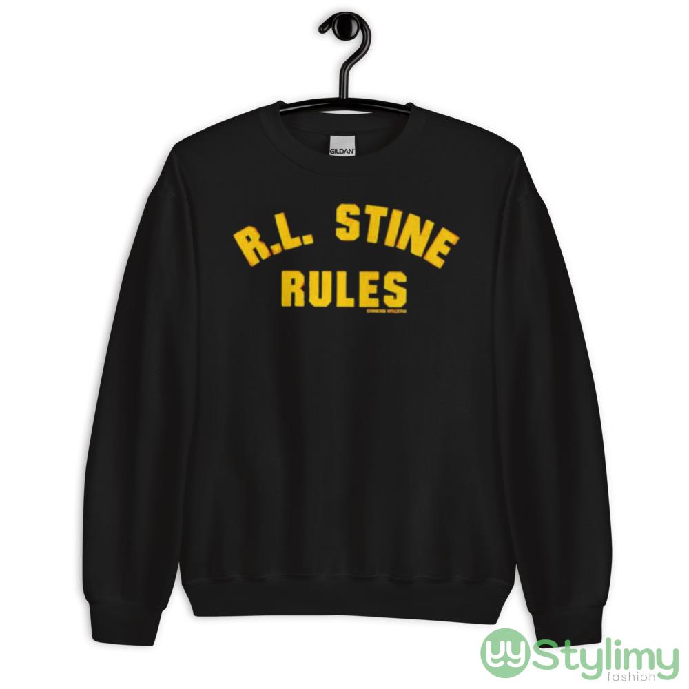 Rl Stine Rules Goosebumps Shirt 6 Rl Stine Rules Goosebumps Shirt - 18000 Unisex Heavy Blend Crewneck Sweatshirt