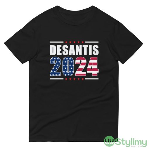 Ron Desantis for President 2024 American Flag Shirt - 980 Lightweight Fashion Short Sleeve T-Shirt