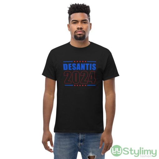 Ron Desantis for President 2024 Design 9 Black T Shirt - Men’s Classic Tee Gildan 5000