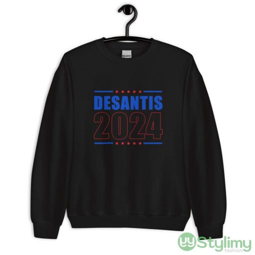 Ron Desantis for President 2024 Design 9 Black T Shirt - 18000 Unisex Heavy Blend Crewneck Sweatshirt