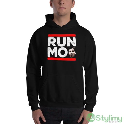 Run Ron Desantis Funny T Shirt - 18500 Unisex Heavy Blend Hooded Sweatshirt