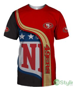 San Francisco 49ers Summer 3d T-Shirt For Men And Women - San Francisco 49ers T-shirt 3D summer 2020 Short Sleeve gift for fan_1