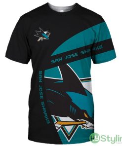 San Jose Sharks Cute 3d T-Shirt For Men And Women - San Jose Sharks T-shirt 3D cute short Sleeve gift for fans_1