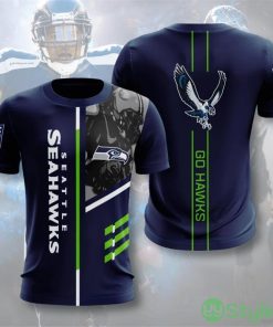 Seattle Seahawks Performance 3d T-Shirt For Men And Women - Seattle Seahawks T-shirt 3D Performance Short Sleeve_1