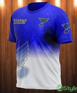 St. Louis Blues Galaxy Graphics 3d T-Shirt For Men And Women - St. Louis Blues T-shirt 3D Galaxy graphic gift for fan_1