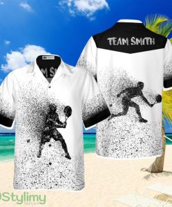 Tennis Black And White Custom Hawaiian Shirt Product Photo 1
