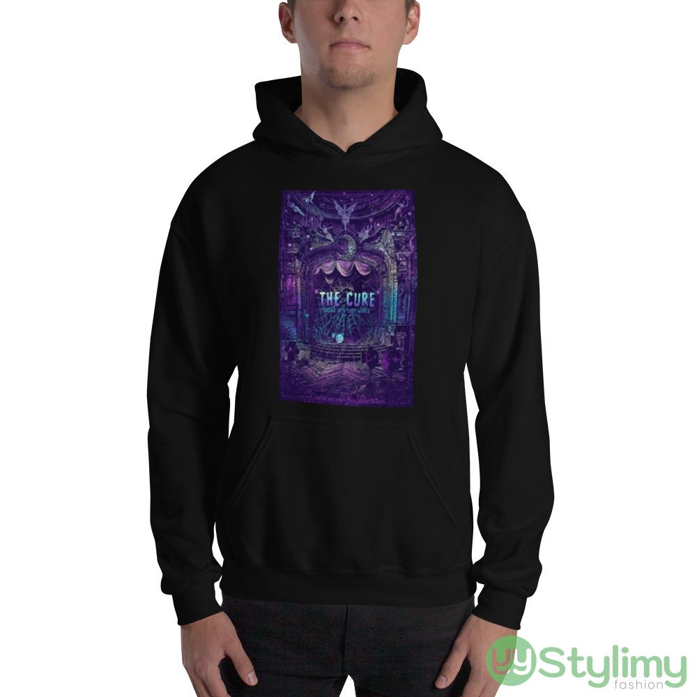 The Cure Poster Boston Xfinity Center 2023 Shirt 7 The Cure Poster Boston Xfinity Center 2023 Shirt - 18500 Unisex Heavy Blend Hooded Sweatshirt