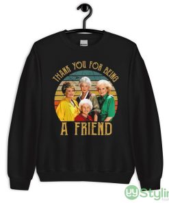 The Golden Girls Thank You For Being A Friends Shirt - 18000 Unisex Heavy Blend Crewneck Sweatshirt