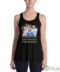 The Golden Girls Thank You For Being A Friends Signatures 2023 Shirt - 8800 Women's Flowy Racerback Tank