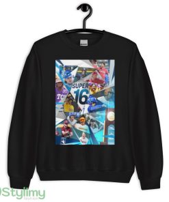 The Supers 16 Are Set Road To Omaha 2023 NCAA Baseball Art Shirt - 18000 Unisex Heavy Blend Crewneck Sweatshirt