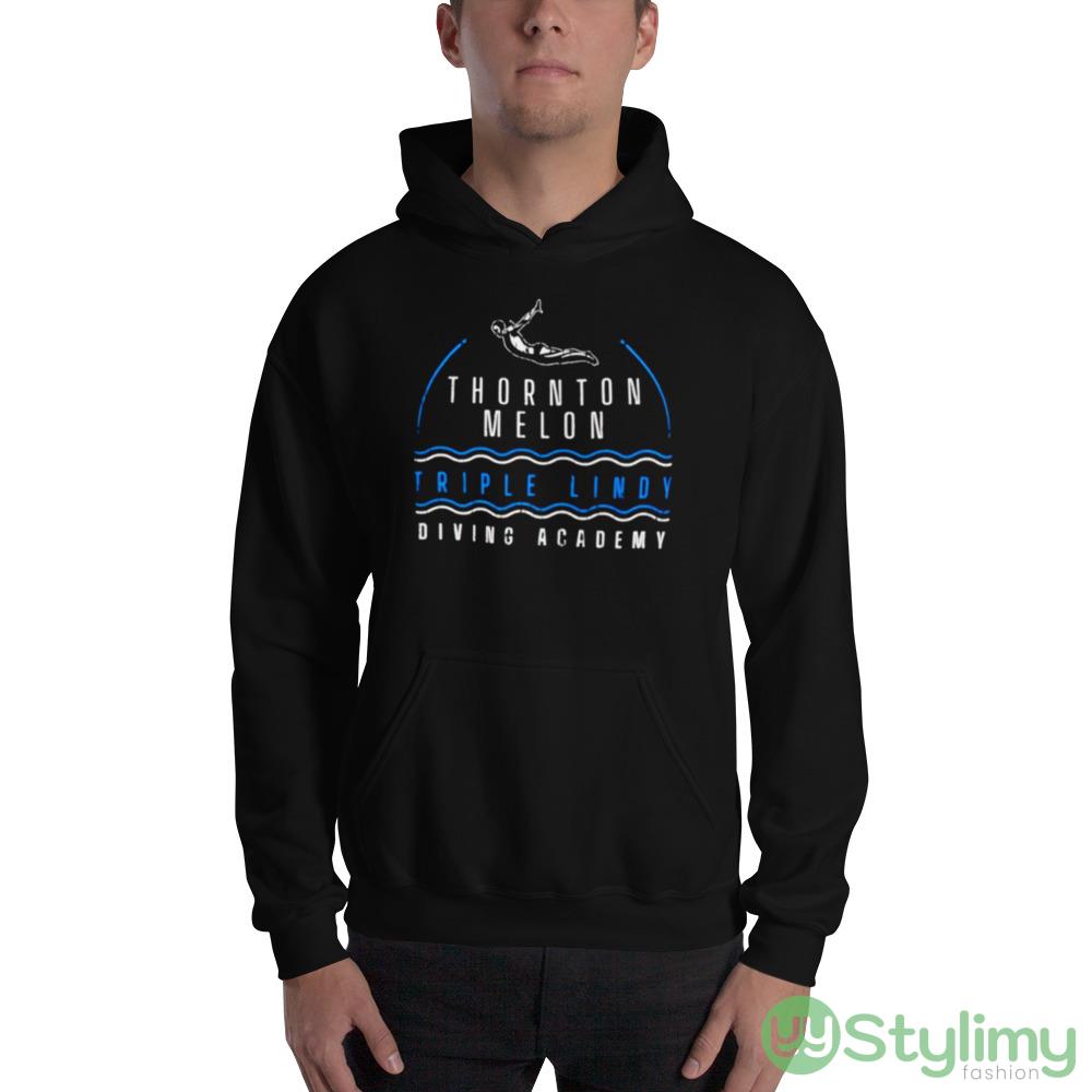 Thornton Melon Triple Lindy Diving Academy shirt 7 Thornton Melon Triple Lindy Diving Academy shirt - 18500 Unisex Heavy Blend Hooded Sweatshirt