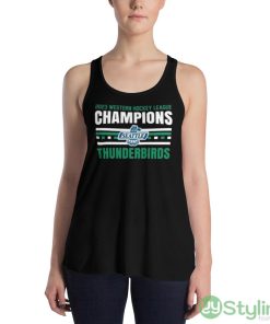 Thunderbirds Hockey 2023 Whl Champions Western Hockey League Shirt - 8800 Women's Flowy Racerback Tank