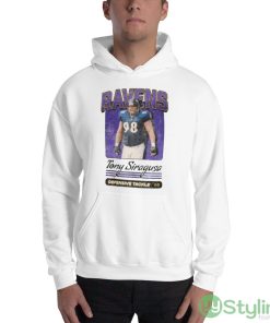 Tony Siragusa Sportr Art Ravens Football shirt - 18500 Unisex Heavy Blend Hooded Sweatshirt