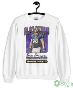 Tony Siragusa Sportr Art Ravens Football shirt - 18000 Unisex Heavy Blend Crewneck Sweatshirt