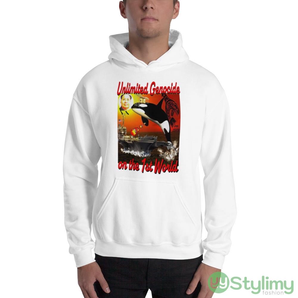 Unlimited genocide on the 1st world shirt 7 Unlimited genocide on the 1st world shirt - 18500 Unisex Heavy Blend Hooded Sweatshirt