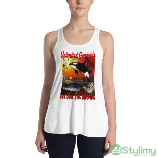 Unlimited genocide on the 1st world shirt