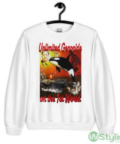 Unlimited genocide on the 1st world shirt - 18000 Unisex Heavy Blend Crewneck Sweatshirt