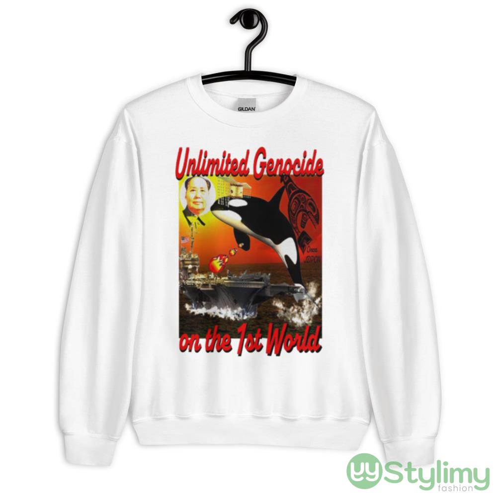 Unlimited genocide on the 1st world shirt 6 Unlimited genocide on the 1st world shirt - 18000 Unisex Heavy Blend Crewneck Sweatshirt