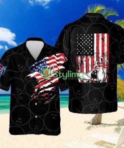 USA Flag Patriotic Hawaiian Shirt Product Photo 1