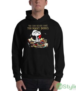 You Can Never Have Too Many Book Snoopy Peanuts Shirt - 18500 Unisex Heavy Blend Hooded Sweatshirt