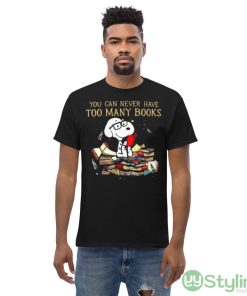 You Can Never Have Too Many Book Snoopy Peanuts Shirt - Men’s Classic Tee Gildan 5000
