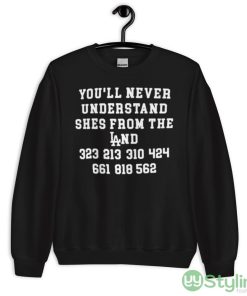 You’ll never understand she’s from the land shirt - 18000 Unisex Heavy Blend Crewneck Sweatshirt
