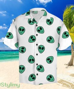 Amazing Alien Tropical Aloha Hawaiian Shirt Summer Button Up Product Photo 1