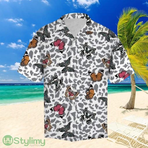 Amazing Butterflies Tropical Aloha Hawaiian Shirt Summer Button Up Product Photo 1