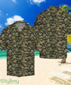 Amazing Camouflage Tropical Aloha Hawaiian Shirt Summer Button Up Product Photo 1