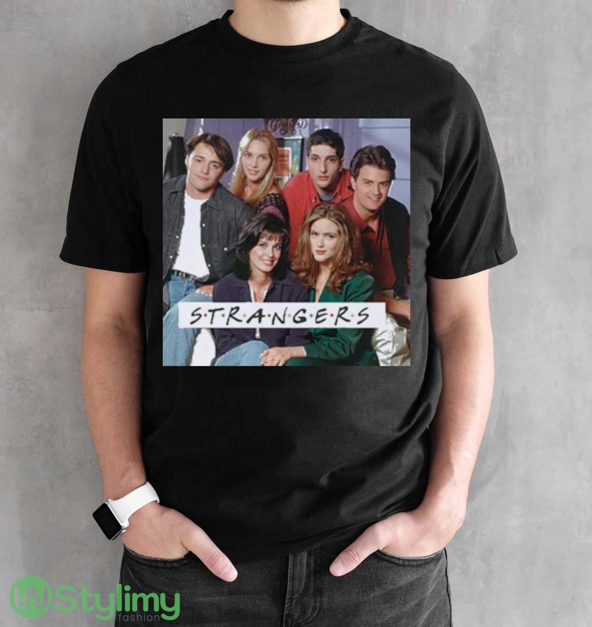 friends strangers friends fan ladies shirt 2 friends strangers friends fan ladies shirt - Black Unisex T-Shirt